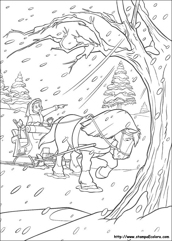 Disegni La Bella e la Bestia